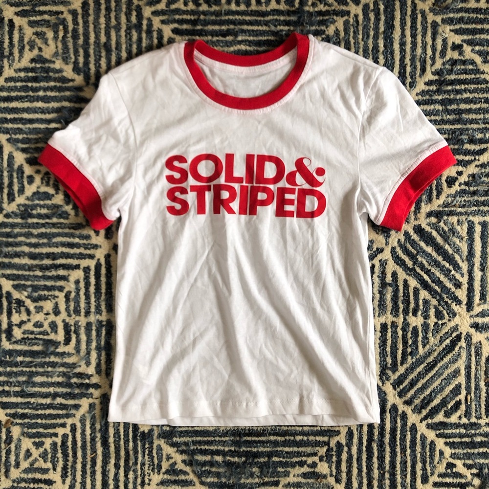 Solid & Striped Ringer Tee XS/S